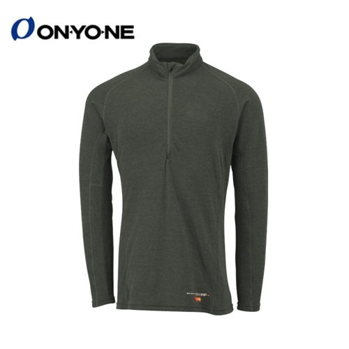 ONYONE 2526 MERINO PP MENS ZIPUP LONG SLEEVES HEAVY WEIGHT BLACK(009) 온요네 기능성 겨울용 헤비웨이트 집업 긴팔 ODJ99503)