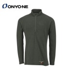 ONYONE 2526 MERINO PP MENS ZIPUP LONG SLEEVES HEAVY WEIGHT BLACK(009) 온요네 기능성 겨울용 헤비웨이트 집업 긴팔 ODJ99503)