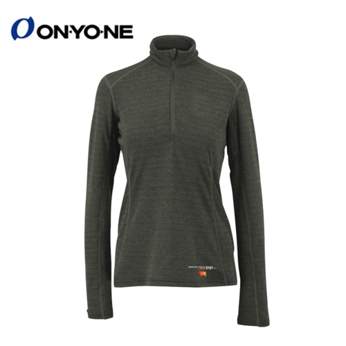 ONYONE 2526 MERINO PP LADIES ZIPUP LONG SLEEVES HEAVY WEIGHT BLACK(009) 온요네 기능성 여성 겨울용 헤비웨이트 집업 긴팔 ODJ89507)