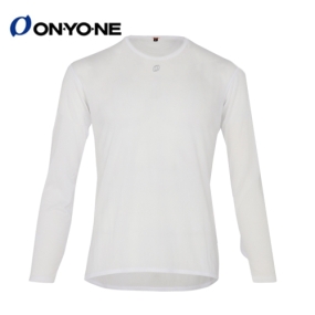 ONYONE 2526 BREATH PP MENS LONG SLEEVES WHITE (100) 온요네 기능성 브레쓰테크 긴팔 ODJ98514)