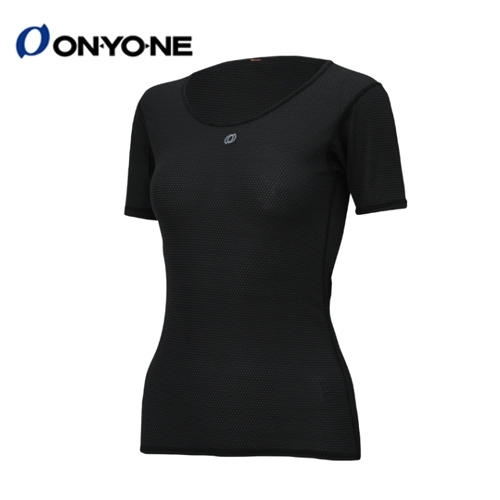 ONYONE 2526 BREATH PP LADIES SHORT SLEEVE BLACK (009) 온요네 기능성 브레쓰테크 여성 반팔 ODJ88525)