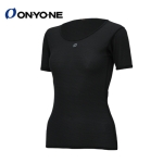 ONYONE 2526 BREATH PP LADIES SHORT SLEEVE BLACK (009) 온요네 기능성 브레쓰테크 여성 반팔 ODJ88525)