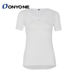 ONYONE 2526 BREATH PP LADIES SHORT SLEEVE WHITE (100) 온요네 기능성 브레쓰테크 여성 반팔 ODJ88525)