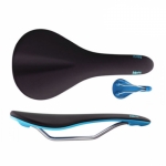 [B-GRADE] FABRIC SCOOP FLAT ELITE BLK/BLU (패브릭 스쿱 플랫 엘리트 자전거 안장 - 포장없음/미세 스크래치/DP상품)