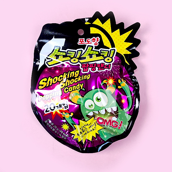 shocking shocking popping candy grape flavor 20gX36
