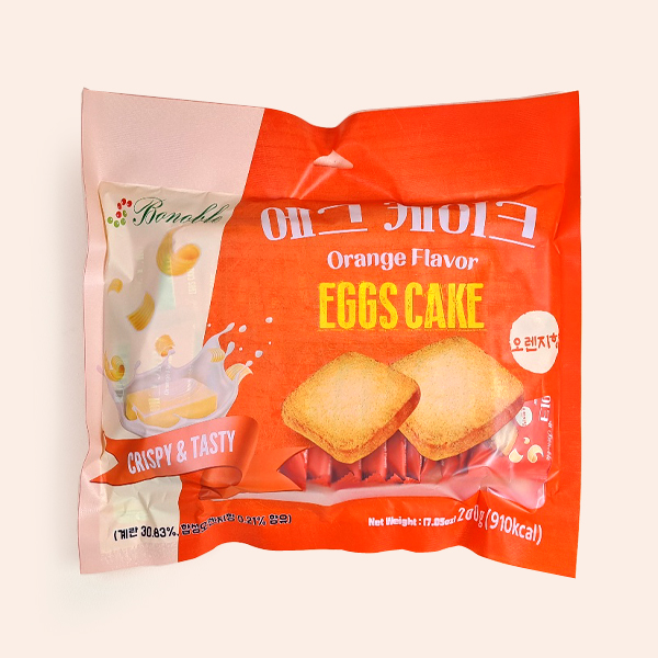 Bonoble egg cake biscuit orange flavor 200gX16