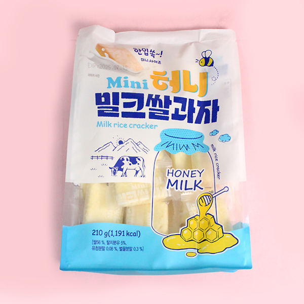 Mini Honey Milk Rice Snack 210gX16