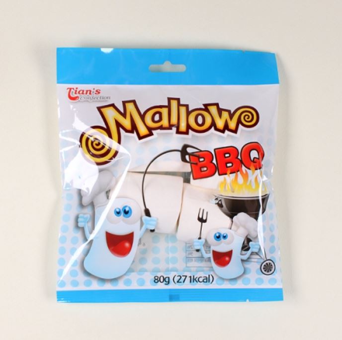 Mallow BBQ Marshmallow 100gX24