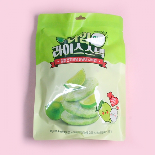 Freeze-dried lime mini rice snack 60gX24