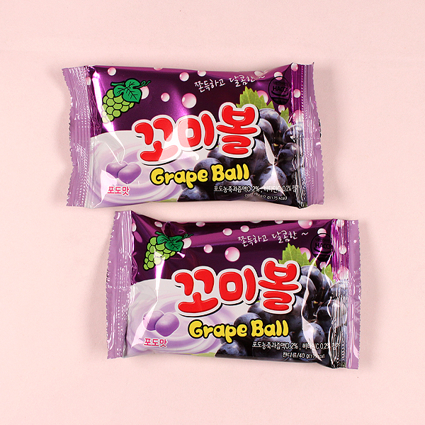 Kkomi Ball Grape Flavor 40gX160
