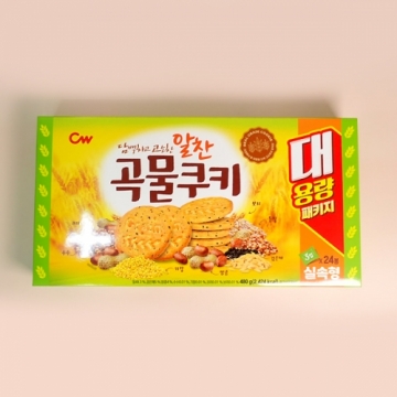 Cheongwoo Nutritious Grain Cookies 480gx6