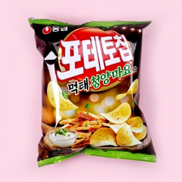 Nongshim Potato Chips Meoktka Cheongyang Mayo Flavor 50gx16