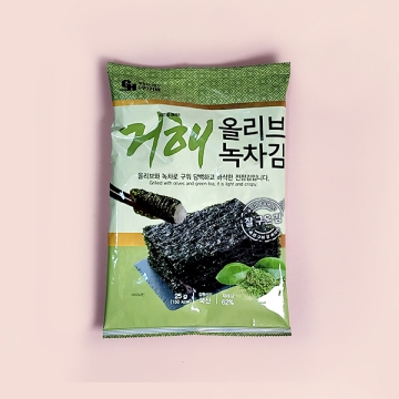 광천 녹차 올리브김 5gX80개(1박스)
