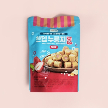 한입 누룽지롤 딸기맛 40gX60개(1박스)