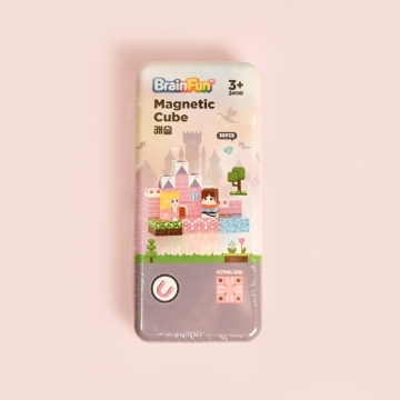 BRAINFUN 마그네틱 큐브 캐슬 38입 1통