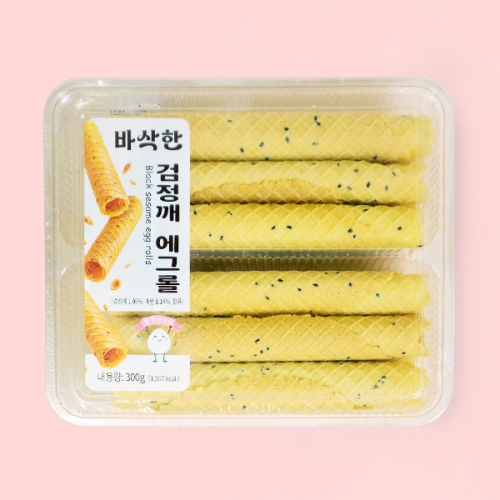 바삭한 검정깨 에그롤 300gX12개 (1박스)