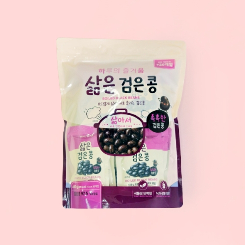하루의 즐거움 삶은 검은콩 400gX10개 (1박스)