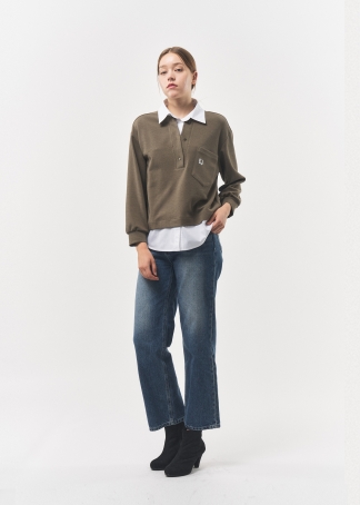 레이어드 스웻셔츠(I8W4BL01)