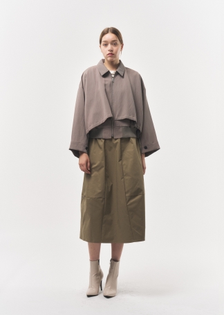 크롭 레이어드 점퍼(I8W3JP70)