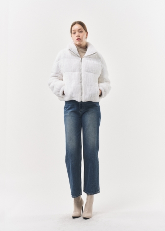 렉스 하이넥 패딩 점퍼(I8W3FJ70)