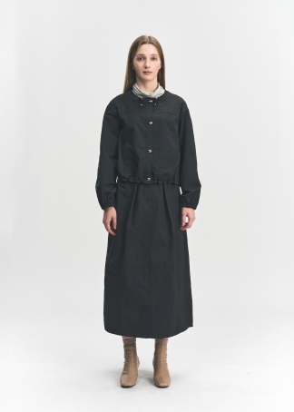 절개 포인트 스트링 크롭 자켓(I8W2JK21)