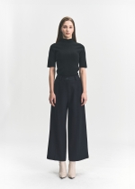 울 블랜딩 와이드 핏 팬츠(I8W2PT22)