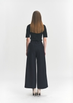 울 블랜딩 와이드 핏 팬츠(I8W2PT22)