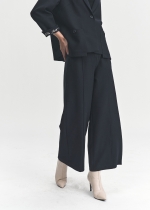 울 블랜딩 와이드 핏 팬츠(I8W2PT22)