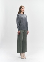 포켓포인트 와이드 코튼 팬츠(I8W2PT03)