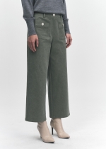 포켓포인트 와이드 코튼 팬츠(I8W2PT03)