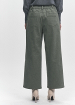 포켓포인트 와이드 코튼 팬츠(I8W2PT03)