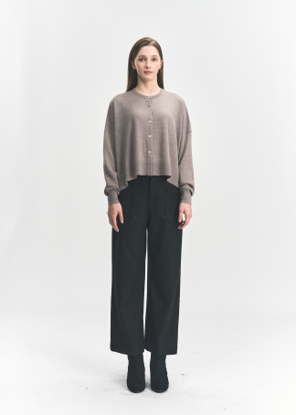 울 베이직 니트 가디건 (I8W3KT74)