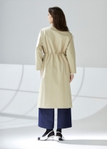 크리클 언발 카라 오버핏 트렌치코트 (I9M2CT01)