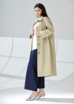 크리클 언발 카라 오버핏 트렌치코트 (I9M2CT01)