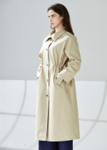 크리클 언발 카라 오버핏 트렌치코트 (I9M2CT01)