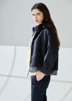 트위드 배색 플랩포켓 점퍼(I9M4JP02)