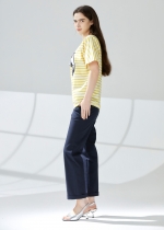 버튼 포켓 카브라 테이퍼드 팬츠(I9M4PT04)