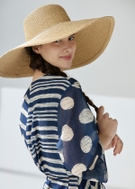 에디셔널 패턴 하프슬리브 원피스(I9M2OP03)