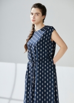 주얼리 넥장식 슬리브리스 플레어 원피스(I9M2OP07)