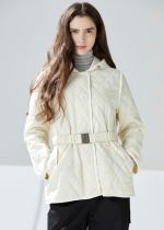 아가일 퀼팅 벨트 점퍼(I9M4JP01)