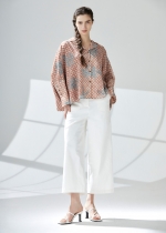 플로럴 프린트 오버 블라우스(I9M2BL01)