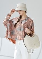 플로럴 프린트 오버 블라우스(I9M2BL01)