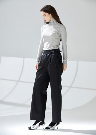 세미와이드 리본벨트 팬츠(I9M2PT02)