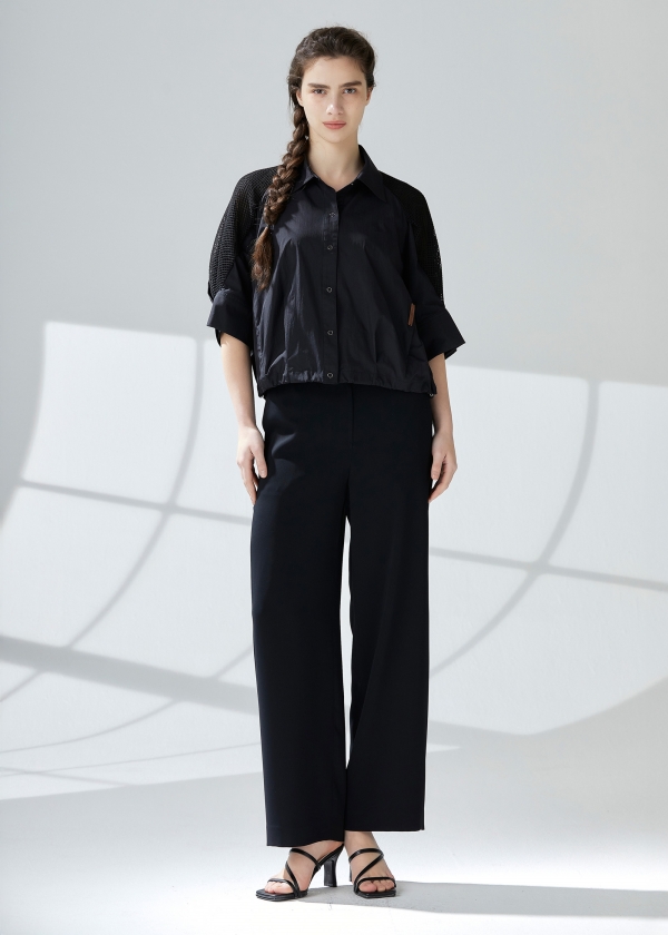 백 다트 포인트 슬림 팬츠(I9M2PT03)