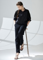 백 다트 포인트 슬림 팬츠(I9M2PT03)