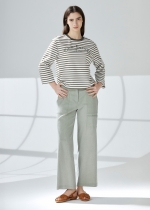 스트라이프 저지 티셔츠 (I9M4TH03)