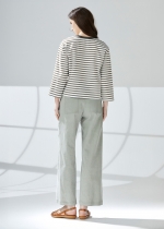 스트라이프 저지 티셔츠 (I9M4TH03)