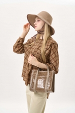 러플 체크 블라우스(I9W2BL03)