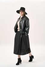 페이크 레더 자켓(I9W2JK02)