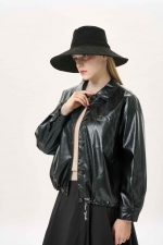 페이크 레더 자켓(I9W2JK02)